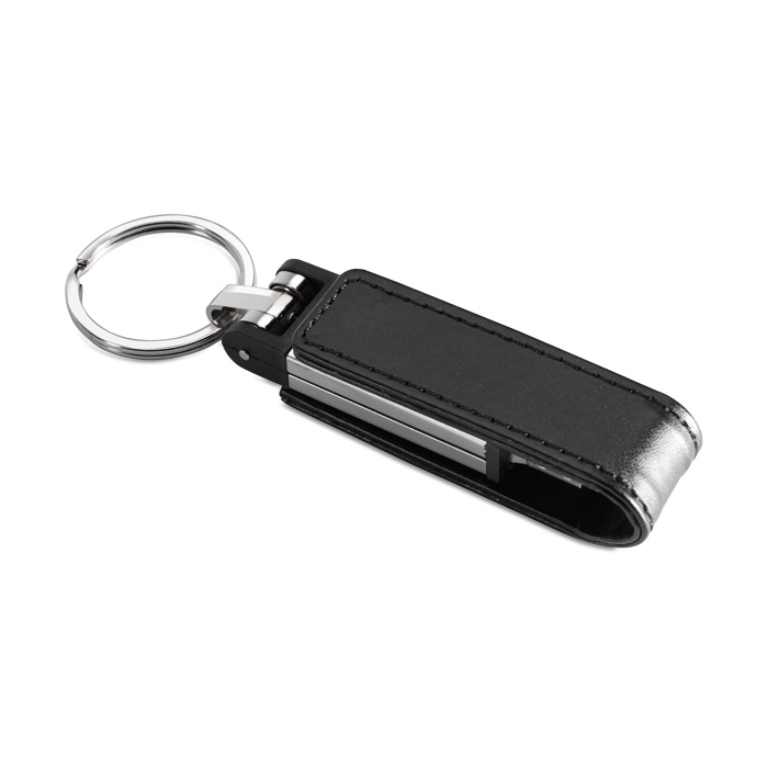 Memory stick in leren hoes