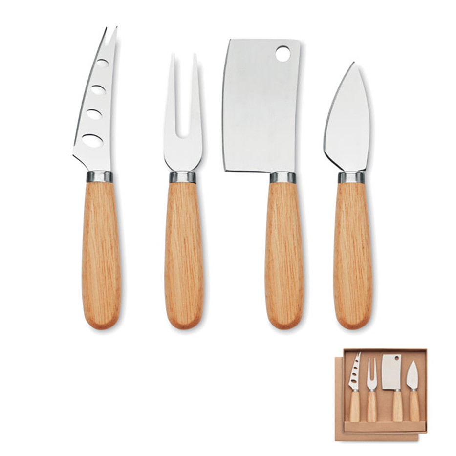 Set van 4 kaasmessen