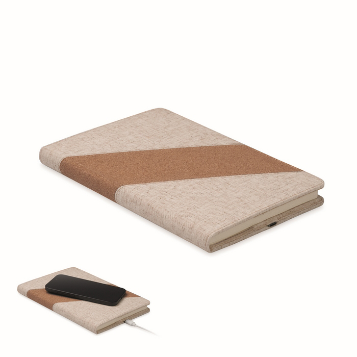 A5 notitieboek met lader 15W