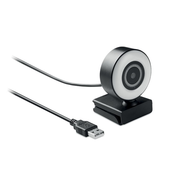 1080P HD webcam met ringlicht