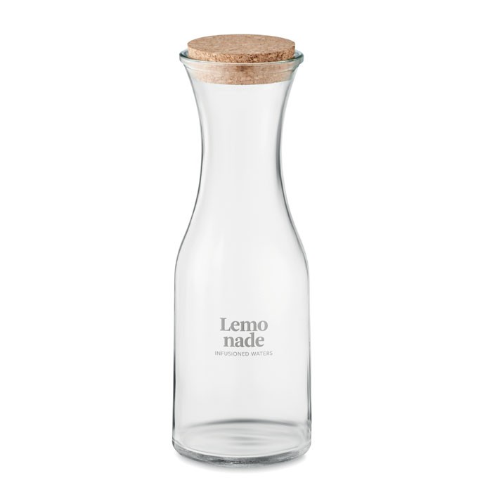 Karaf van gerecycled glas 1L