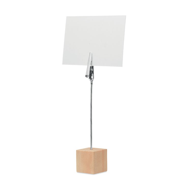 Houten memohouder