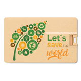 Credit card size and shape USB