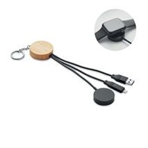 Sleutelhanger met 4-in-1 60W kabel