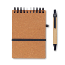 B7 Gerecycled notitieboek met balp