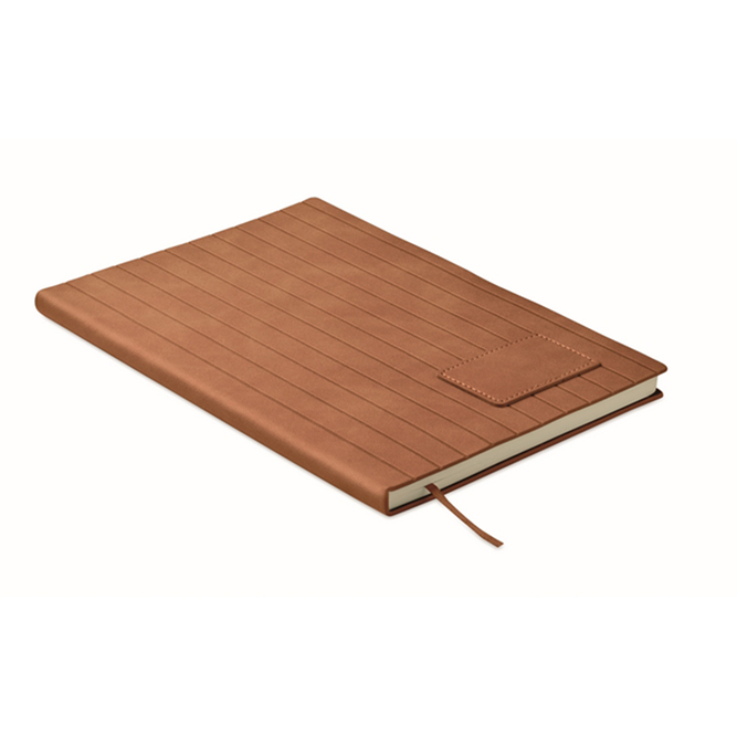 A5 notitieboek in smokey PU
