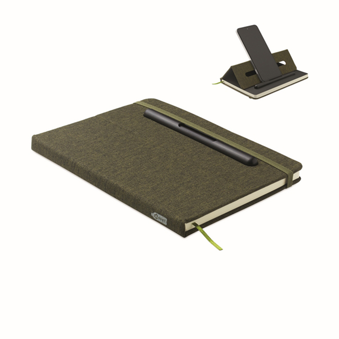 A5 notitieboek telefoonhouder