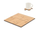 Set van 4 puzzel onderzetters