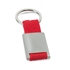 Metalen sleutelhanger - rood
