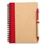 Notitieblok en balpen - rood
