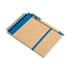 A6 notitieblok en balpen - blauw