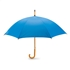 Paraplu met houten handvat - royal blauw
