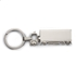 Metalen sleutelhanger - zilver