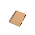 B6 Notitieblok en balpen - beige