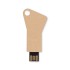 USB van papier in de vorm van een sleutel. Levertijd: vanaf 14 werkdagen. - beige