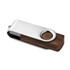 USB stick, houten behuizing     - bruin