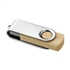 USB stick, houten behuizing     - beige