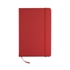 A5 notitieboek, gelinieerd - rood