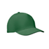 5 panelen baseballpet 180gr - Dark green