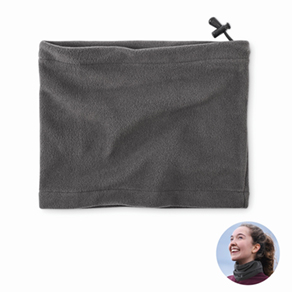 Multifunctionele fleece muts - donker grijs