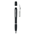 Pen met TWS reinigingsset - zwart