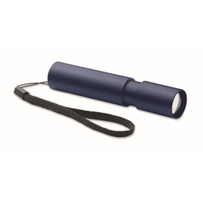 Oplaadbare aluminium zaklamp - Dark navy