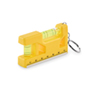 Magnetische waterpas ABS sleutelha - geel