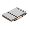 B7 Gerecycled notitieboek met balp - grijs