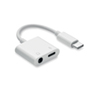 ABS-aansluiting audiosplitter t - wit