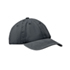 6 panelen baseballcap 265gr/m² - zwart