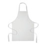 Schort van gerecycled katoen - wit