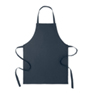 Schort van gerecycled katoen - Dark navy