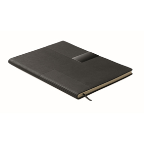 A5 PU notitieboek - zwart