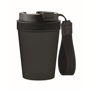 Enkelwandige beker 300ml - zwart