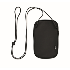 Crossbody reistas RPET - zwart