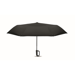 21 inch windproof paraplu - zwart