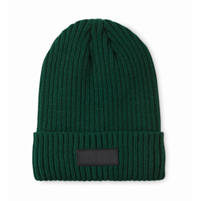 3M gebreide muts met boord - Dark green