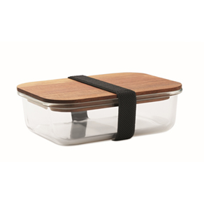 Glazen lunchbox 800ml - transparant