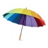 27 inch regenboogparaplu - multicolour