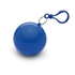 Poncho in kunststof bal - blauw