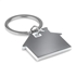 Huisvormige sleutelhanger - wit