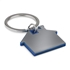 Huisvormige sleutelhanger - royal blauw