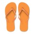 PE slippers, maat L - oranje