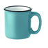 Keramische vintage beker - blauw