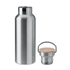 Dubbelwandige fles 500ml - mat zilver