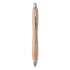 Bamboe balpen - mat zilver