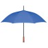 Paraplu met houten handvat - royal blauw