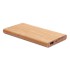 Draadloze bamboe powerbank - hout