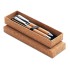 Schrijfset in kurk giftbox - hout