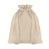 Katoenen geschenkzakje medium - beige